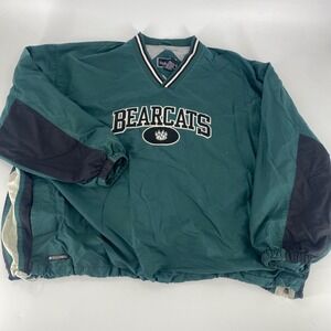 Holloway Bearcats Pullover Windbreaker Jacket Green XXX-Large Men's NWMS